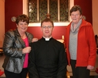 Pictured seated is the newly instituted Vicar of the St Patrick's Cathedral group of parishes, the Revd Canon Mark Gardner with Isobel Gray (left) and Marjorie Bell, parishioners of the Cathedral Group.