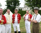 Pictured left to right at a military re-enactment festival in aid of Leopardstown Park Hospital are (left to right) Tony Vaughan, Ros Keddy, Eamonn Dunne, Tom Carter and Ian Galloway.