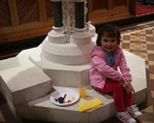 One of the younger members of the JAM club in Straffan Co Kildare enjoying her cake and sweets at the club's launch.