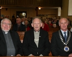 Pictured at the service for the blessing and dedication of the new parish centre in Athy are the Revd Bill Olmsted, Methodist Minister in Athy, Fr Colm O Siochrú, CC of Kilmeade Parish and Cllr John Lawler, Cathaoirleach of Athy Town Council.
