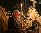 Senator David Norris giving the address at the IDAHO Service in Christ Church Cathedral marking International Day Against Homophobia.