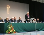 The Archbishop of Dublin, the Most Revd Dr John Neill delivers his Presidential Address at the Dublin and Glendalough Diocesan Synods in Christ Church, Taney.