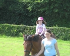 Horse riding at parish fete in Co Wicklow.