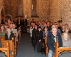 The congregation in St Doulagh’s Church for the service marking the 150th anniversary of the rebuilding work. 