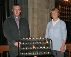 The Revd Garth Bunting and Celia Dunne, co-ordinators, pictured at the Advent Prayer Labyrinth in Christ Church Cathedral. Further information on the labyrinth is available here: https://dublin.anglican.org/news/events/2010/10/advent_preparation_quiet_day_christ_church_cathedral.php