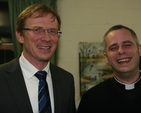Pictured is Dr Norbert Hintersteiner of the Irish School of Ecumenics who spoke a the first in a series of lectures in St Bartholomew's Parish on Inter-Faith Dialogue. He is pictured with the Revd Andrew McCroskerry, Vicar of St Bartholomew's.