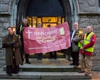 Participants prepare to depart on the 2013 Walk of Light yesterday, Sunday November 24. The walk followed a route from Christ Church, Leeson Park to St Finian’s Lutheran Church on Adelaide Road via Mary Immaculate Refuge of Sinners Church in Rathmines. Photo: Michael Debets.
