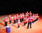 A group of young people perform at the Mothers' Union Award and Variety Show at the National Concert Hall.