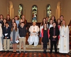 Archbishop Michael Jackson confirmed young people from Sandford, St Philip’s, Milltown and Alexandra College in Sandford Church on Sunday March 2. He is pictured with the candidates, Rector, the Revd Sonia Gyles and the Revd Anne Marie O’Farrell. 