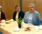 Antonette Beegan, Eleanor Ticher, Peg Kearns, June Roberts and Brenda Finlayson supported the Daffodil Day coffee morning at St Paul’s, Glenageary.