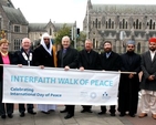 Interfaith leaders gathered at the peace park at Christ Church Place to lead the inaugural Dublin City Interfaith Forum Walk of Peace. 