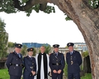 The Vicar of the Christ Church Cathedral Group of Parishes, Archdeacon David Pierpoint (centre) with Inspector John Bates, Deputy Commissioner Noreen O’Sullivan, Inspector Noel Doolan and Sergeant Albert Bell following the annual Church of Ireland New Law Term Service which took place in St Michan’s Church this morning, Monday October 7. 