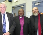 Jan de Bruijn, USPG Ireland, Rt Rev Chad Gandyia, Bishop of Harare, & Rev Canon Patrick Comerford at the Dublin & Glendalough Synod.