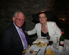Pictured at a dinner in Christ Church Cathedral for the Friends of the Cathedral are Michael Denton, Cathedral Administrator and his wife, Margaret Daly Denton, Lecturer in the Church of Ireland Theological Institute.
