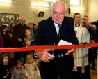Bill Fleeton, who coordinated the project, officially opens the newly renovated church hall at St Matthias’s Church, Killiney–Ballybrack, on Sunday November 25.