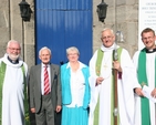 Pictured at the institution of the Revd Rob Jones as Vicar of Rathmines and Harold's Cross (right) are (left to right) the Revd Canon Neil McEndoo, Rector of Rathmines and Harold's Cross, Richard Sargent, Churchwarden, Isobel Henderson, Churchwarden and the Archbishop of Dublin, the Most Revd Dr John Neill.