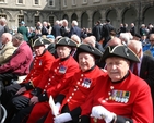 Pictured are Chelsea Pensioners at the National Day of Commemoration in the Royal Hospital Kilmainham. 
