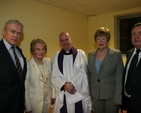 Pictured at his institution as Vicar of St Ann's with St Mark's and St Stephen's is the Revd David Gillespie with his Churchwardens (left to right) Robin Gordon (People's Churchwarden, St Stephen's), Gina Malone (Vicar's Churchwarden, St Stephen's), Anne O'Regan (Vicar's Churchwarden, St Ann's) and Arthur Vincent (People's Churchwarden, St Ann's).