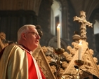 The Archbishop of Dublin, the Most Revd Dr John Neill preaching at the Easter Day Eucharist in Christ Church Cathedral.