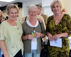 A special service to mark the 40th anniversary of Rathdown School took place this morning (September 4). Pictured following the service were Bertha Hutson who was secretary to former principal, Miss Mew, for 41 years; retired teacher, Phyl Walsh; and Deirdre Moppett who works in the school’s accounts department. 