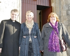 The Revd Canon Patrick Lawrence, Rector, pictured with Ann Simpson and Monica Martin, organisers, at the Sudden Adult Cardiac Death Syndrome Memorial Service in Monkstown Parish Church.