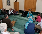 The Friends of Christ Church Cathedral in the Mosque with Dr Ali Selim during their visit to the Islamic Cultural Centre of Ireland in Clonskeagh.