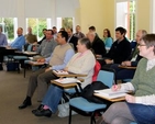 The Revd Ric Thorpe speaking to participants in the Church Planting Day at the Church of Ireland Theological Institute. 
