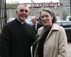 Pictured at the service marking the opening of the Law term in St Michan’s Church are the Archdeacon of Dublin, the Venerable David Pierpoint and the Chief Justice, the Honourable Susan Denham (photo: David Wynne).