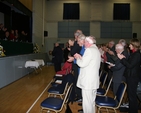 Archbishop Neill receives a standing ovation at the end of the 2010 Diocesan Synods of Dublin and Glendalough.
