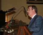 Bryan Dobson of RTE pictured reading the First Lesson at the Civic Carol Service in St Ann's Church, Dawson Street. 