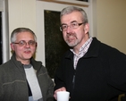 Paul Bogle (right) and Ken Rue at the Christian Unity Service in the Church of Ireland Theological Institute.
