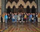 Parishioners from Celbridge, Straffan & Newcastle-Lyons Church of Ireland Parish and St Patrick's RC Church, Celbridge, recently took part in an Ecumenical Pilgrimage to Christ Church Cathedral. Photo: Lillian Webb.