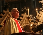The Archbishop of Dublin, the Most Revd Dr John Neill preaching in Christ Church Cathedral on Christmas Day.