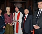 The new rector of Raheny and Coolock, the Revd Norman McCausland, is pictured with the church wardens of All Saints’, Raheny and St John the Evangelist, Coolock, before his service of institution in All Saints’ Church on Friday October 29. 