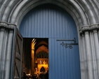 Door of St Patrick's Cathedral, Dublin. 