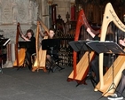 Claire O’Donnell and the Kylemore Harp Ensemble performed at Dublin Council of Churches’ ecumenical service in St Patrick’s Cathedral to mark St Patrick’s Day. 