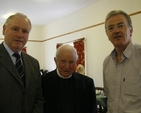 Alan Nairn, Mageough Fellowship Committee Secretary; Revd Bill Heaney; and Richard Ensor, Chairman of the Board of Trustees of Mageough Home.