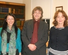 Dr Andrew Pierce, Assistant Professor at the Irish School of Ecumenics (ISE), TCD, with Ms Katerina Pekridou from the Greek Orthodox Church and PhD student at the ISE and Dr Tamara Grdzelidze from the Orthodox Church of Georgia and the World Council of Churches, Commission on Faith and Order, Geneva. Dr Pierce was giving a lecture to the Dearmer Society at the Church of Ireland Theological Institute entitled: ‘Educating for Equilibrium: John Henry Newman and Religious Imagination.’