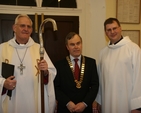 Pictured at the Institution of the Revd Alan Rufli as Rector of Clondalkin and Rathcoole (right) are the Most Revd Dr John Neill, Archbishop of Dublin (left) and Cllr Robert Dowds, Deputy Mayor of Tallaght.