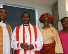 Diocesan Chaplain to the International Community, the Revd Obinna Ulogwara (left) and his wife, Chike (right) with the Archbishop of Lagos, the Most Revd Adebola Ademowo and his wife, Oluranti. The Revd Obinna is originally from Lagos.