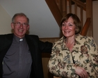 The Revd Kevin Brew, Rector of Howth and Anne Deane, wife of the Rural Dean, the Revd Robert Deane at the blessing and dedication of the new Rectory for Howth. 