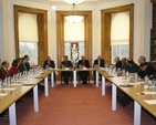 Representatives of various faiths pictured at the inaugural meeting of the Dublin Inter Religious Council at Archbishop Diarmuid Martin’s house in Drumcondra. 