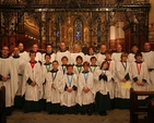 The St Bartholomew's Church Choir following the Patronal Festival Eucharist in the Church.
