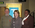 Pictured at a conference on AIDS in St Mark’s Church, Pearse Street, Dublin are (left to right) Martin O’Connor of Bishops’ Appeal, Kay Warren of Saddleback Church in the USA and Patricia Sawo who works for ANERELA+, an organisation that works with religious leaders with HIV in Africa and is supported by Church of Ireland Bishops’ Appeal.