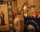 Ann Dennison from Stillorgan and Mary Lucas from St Maelruain's Tallaght at the Diocesan Mothers' Union Festival Eucharist in Christ Church Cathedral.
