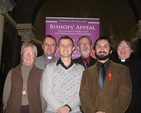 Pictured at the launch of the Body of Christ Has Aids are (left to right) Ruth Handy, the Revd Ian Poulton (both members of Bishops’ Appeal), Reuben Coulter of Tearfund, Martin O’Connor of Bishops’ Appeal, Victor Henriquez of Christian Aid and the Revd Olive Donohoe.