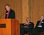 The Bishop of Tuam, the Right Revd Patrick Rooke, the Archbishop of Armagh, the Most Revd Alan Harper and the Archbishop of Dublin, the Most Revd Dr Michael Jackson, at the opening of the Bishops’ Conference.