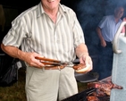 Ernest Henderson mans the barbecue at Donoughmore Fete. 