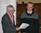 The Revd Horace McKinley, Rector, pictured commissioning Andy McCormick as Parish Development Worker of CMSI (RoI) in Whitechurch Parish Church.