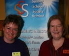 The Revd Anne Taylor, Children's Ministry Officer with Barbara McDade, Children's Development Officer with the Presbyterian Church at the Children's Ministry Training Event in Rathmines.